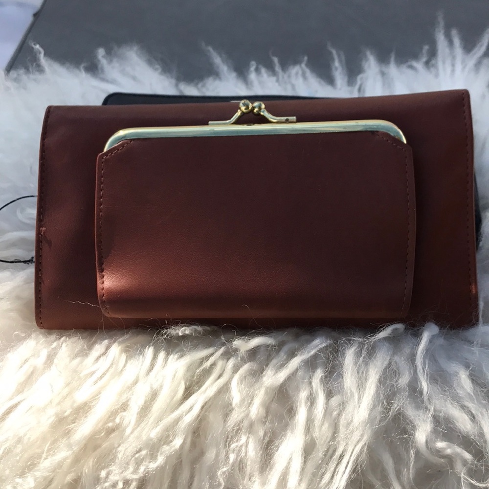Buxton velvet touch wallet brown leather - Picture 3 of 8
